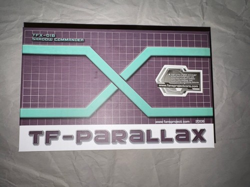Authentic fansproject tfx 01b - fansproject, tfx-01b